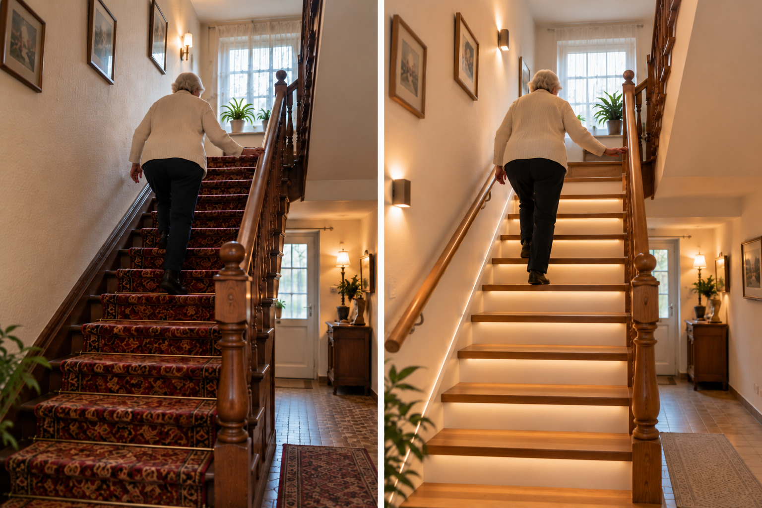 Die Treppe macht Sorgen.